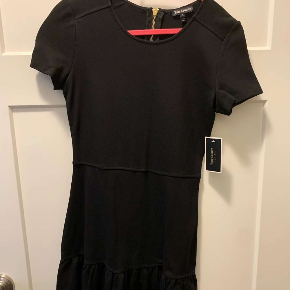 Juicy Couture Short Sleeve Peplum Dress
